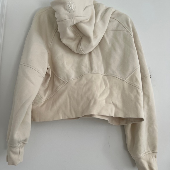 Used Lululemon Scuba Oversized Half-Zip Hoodie size M/L - Picture 3 of 6